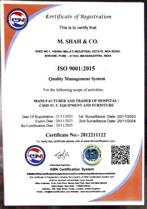 M Shah & Co. Certificates 2